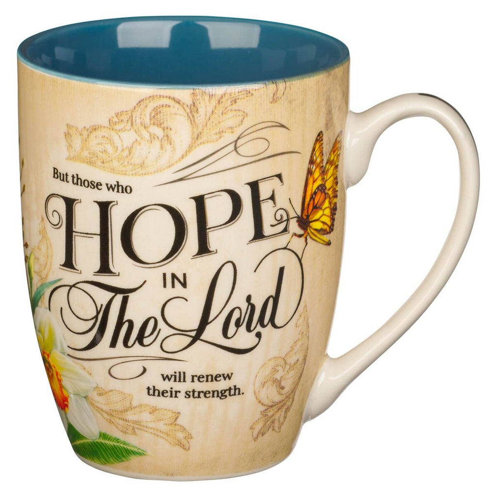 Mug Set 4pc Hope, Trust, Faith, Love