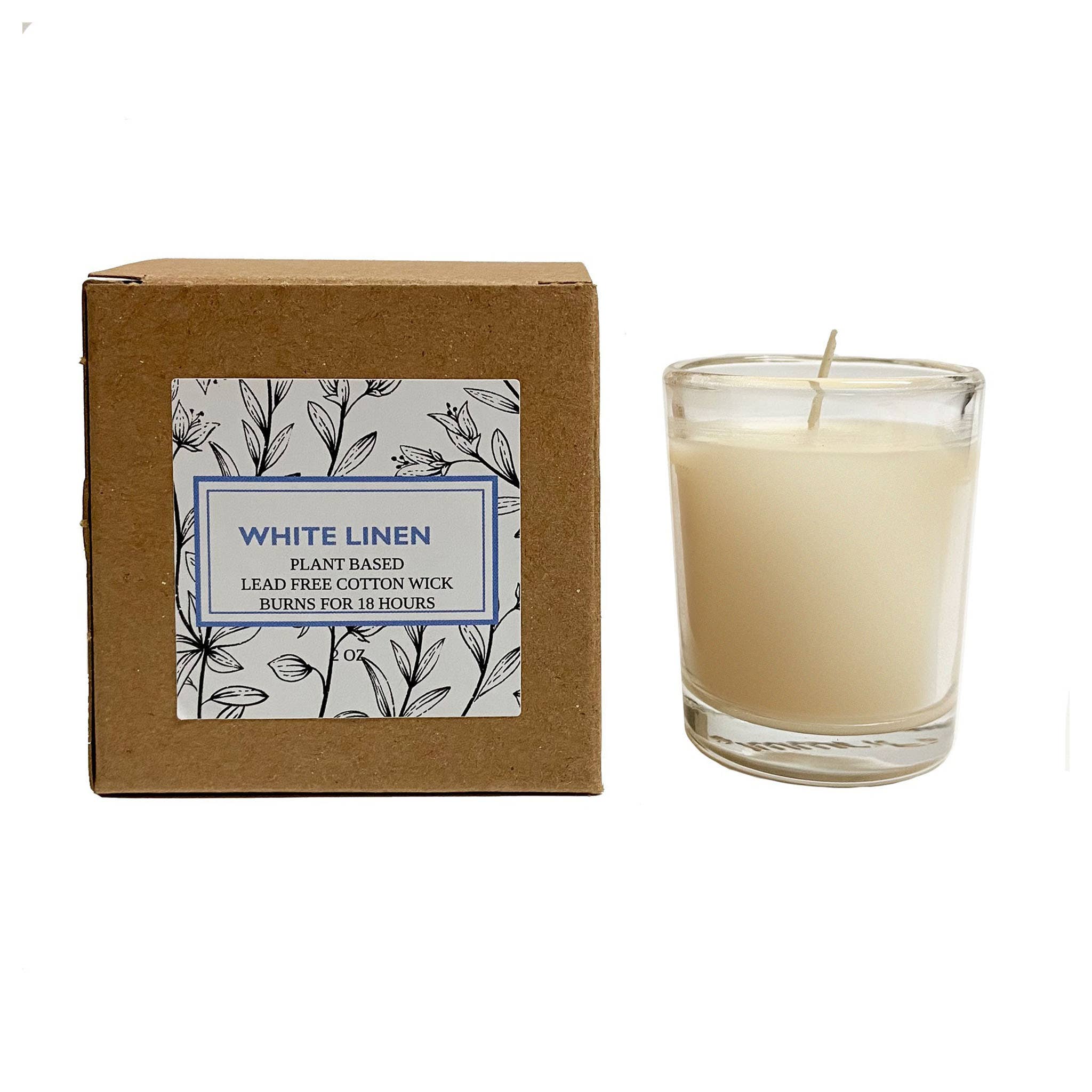 White Linen Scented Candle